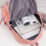 Nylon Backpack for Men Large Capacity School Travel Bag