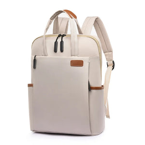 Oxford Backpacks For Women Solid Patchwork Zipper Softback Office Laptop Bags