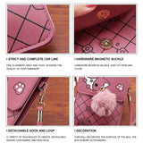 PU Leather Shoulder Bag Print Crossbody Bag
