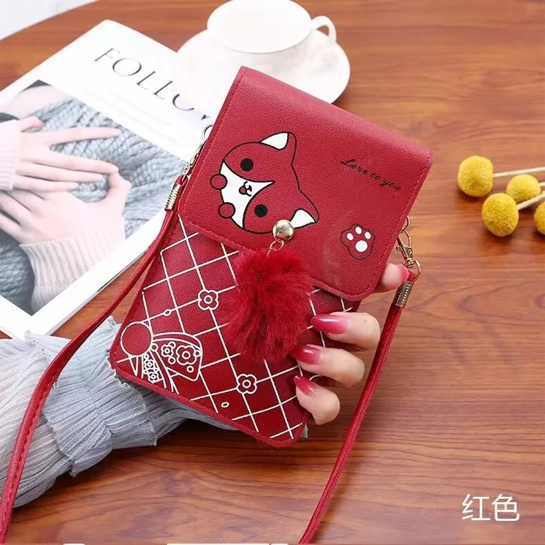 PU Leather Shoulder Bag Print Crossbody Bag