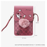 PU Leather Shoulder Bag Print Crossbody Bag