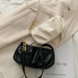 Classic PU Leather Shoulder Bag for Women