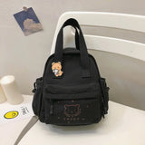 Small Canvas Girl Mini Backpack For Women Waterproof Travel Backpack