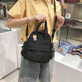 Small Canvas Girl Mini Backpack For Women Waterproof Travel Backpack