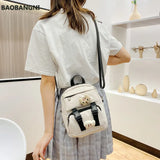 Small Canvas Girl Mini Backpack Waterproof Travel Backpack