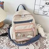Small Canvas Girl Mini Backpack Waterproof School Bag for Girls