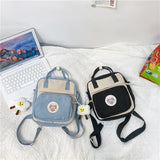Corduroy Backpack Small Purse for Teenagers