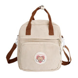 Corduroy Backpack Small Purse for Teenagers