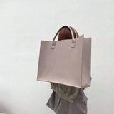 Casual Vintage Brown Tote Bag for Women