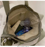 Waterproof Canvas Messenger Bag Large Capacity Tote