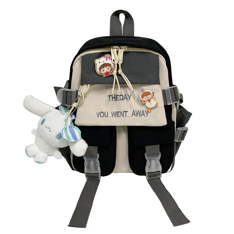 Waterproof Canvas Small Mini Backpack For Women Travel School Bag