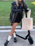 Furry Handbag Japanese Harajuku Y2k Tote Bag Women