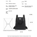 Women Backpack High PU Leather Storage Backpacks Large Capacity