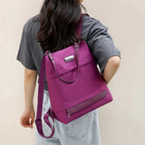 Women Backpack High PU Leather Storage Backpacks Large Capacity