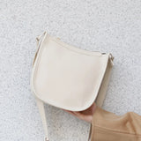 Vintage Minimalist Leisure Shoulder Bags Semi Circle Handbags
