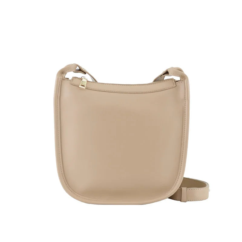 Vintage Minimalist Leisure Shoulder Bags Semi Circle Handbags