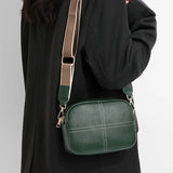 Women Leather Crossbody Bag Waterproof Large Capacity Messenger Bag