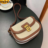 Casual Women Shoulder Bag Saddle Messenger Bags Sac Main Femme