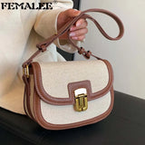 Casual Women Shoulder Bag Saddle Messenger Bags Sac Main Femme