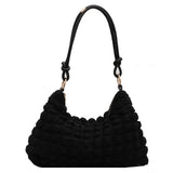 Plaid Shoulder Bag Large Capacity Casual Armpit Bag