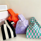 Female Shoulder Knitted Handbag Spring Summer Leisure