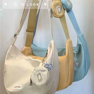 Versatile Dumpling Bag Waterproof Crossbody Bag Women Ins Style