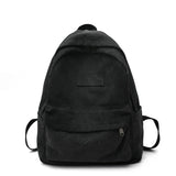 Canvas Travel Backpack Women High Capacity Zipper School Bag