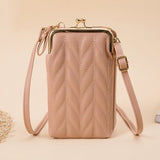Women Diagonal Wallet Crossbody Purse Solid Messenger Bag