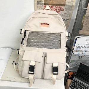 Waterproof Ladies Backpack Large Capacity Student Bag