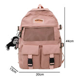 Waterproof Ladies Backpack Large Capacity Student Bag