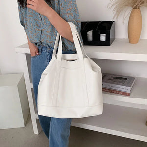 Large-Capacity One-Shoulder Bucket Bag High-Quality Big Bag Female