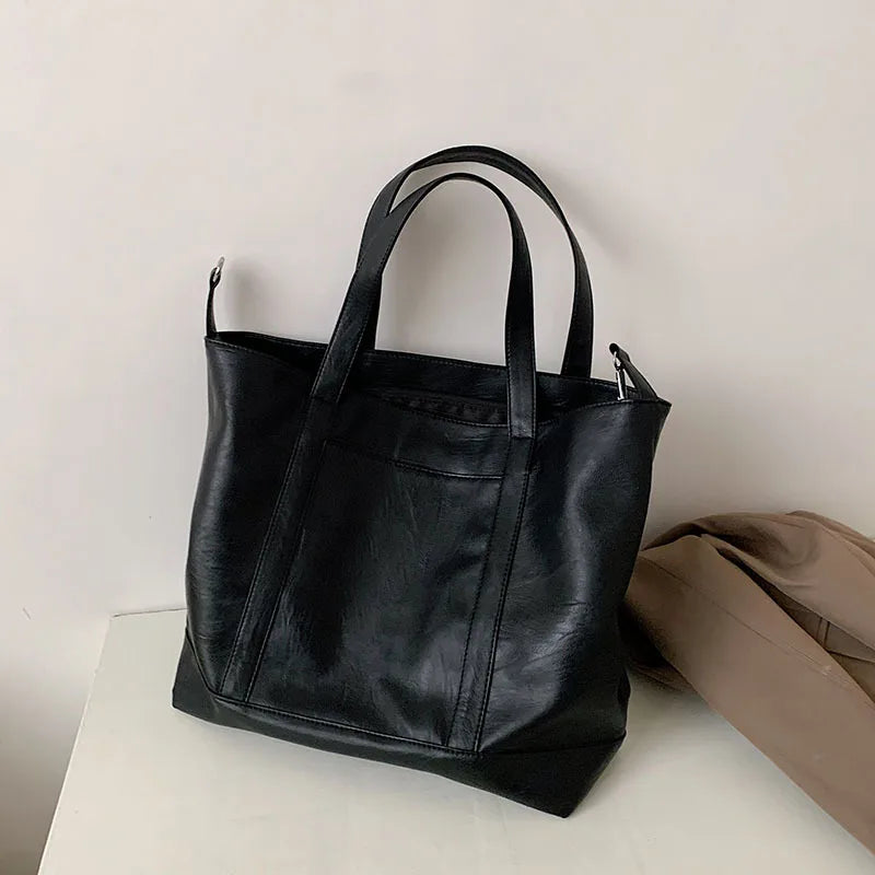 Large-Capacity One-Shoulder Bucket Bag High-Quality Big Bag Female