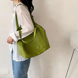 Large-Capacity One-Shoulder Bucket Bag High-Quality Big Bag Female