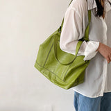 Large-Capacity One-Shoulder Bucket Bag High-Quality Big Bag Female