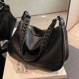 Large Capacity PU Leather Shoulder Bags for Women Crossbody Texture Female Tote
