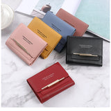 Small Clasp Letter Solid Purse Multi-card Anti-demagnetization