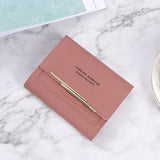 Small Clasp Letter Solid Purse Multi-card Anti-demagnetization