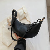 Casual Chain Ladies Messenger Bag High Texture Shoulder Bags All-match Dumpling