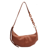 Casual Chain Ladies Messenger Bag High Texture Shoulder Bags All-match Dumpling