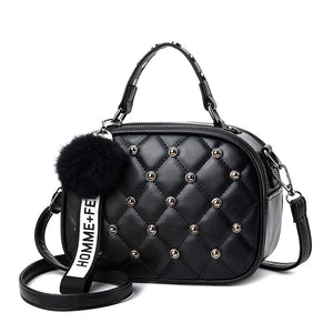 Embroidery Line Shoulder Diagonal Casual Ladies Small Square Bag