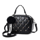 Embroidery Line Shoulder Diagonal Casual Ladies Small Square Bag