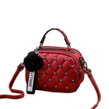 Embroidery Line Shoulder Diagonal Casual Ladies Small Square Bag