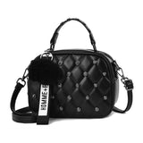 Embroidery Line Shoulder Diagonal Casual Ladies Small Square Bag