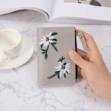 Embroidery Flower Zipper Short Purse Thin Style Multi-card