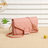 Soft Leather Single Shoulder Bag Female Multi-functional Zipper Diagonal Wallet