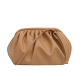 Pleated Crossbody Bag Soft-Faced PU Shoulder Bag