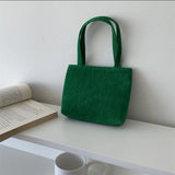 Velvet Handbag Small Square Bag for Women