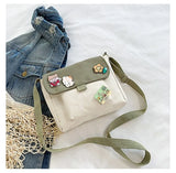 Girl Fresh Student Messenger Small Square Bag