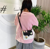 Girl Fresh Student Messenger Small Square Bag