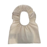 Ruffled One-shoulder Canvas Hand Bag Mini Dumpling Bag